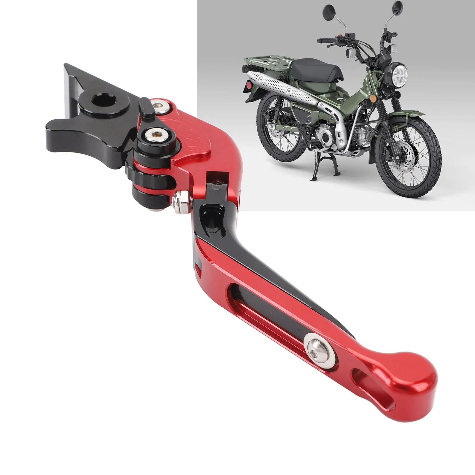 New Folding Brake Levers T6063 CNC Aluminum Foldable Brake Handle Levers for C125 Super Cub Super CUB 110 CT125 Hunter Cub