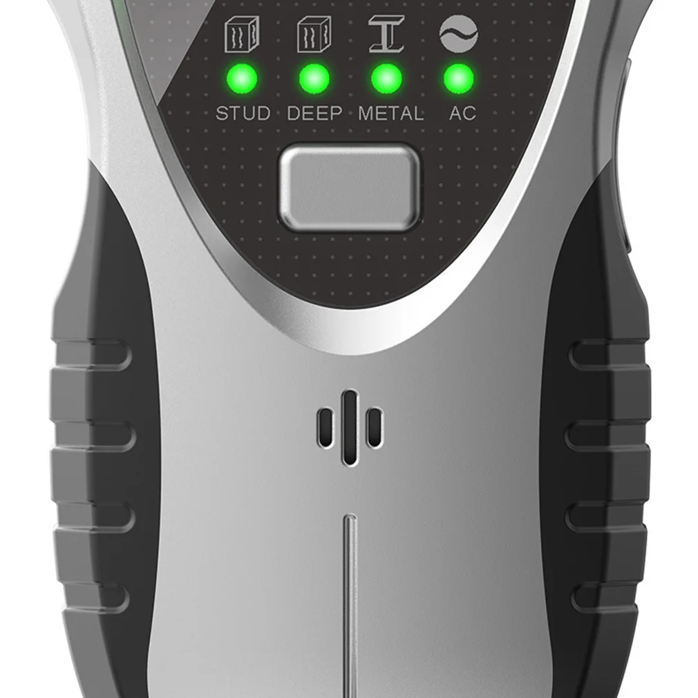 Rilevatore di Montanti 4 in 1 con Allarme Acustico, Scanner da Parete per Localizzazione Rapida e Precisa di Montanti Metallici e Cavi AC