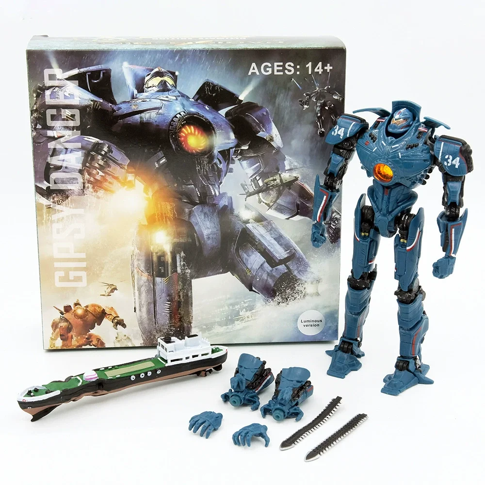 New Action Figure Pacific Rim Mecha Red Tramp Japanese Mecha Room Ornament Figura Model Toys 7 Inch Cool Birthday Present Gifts