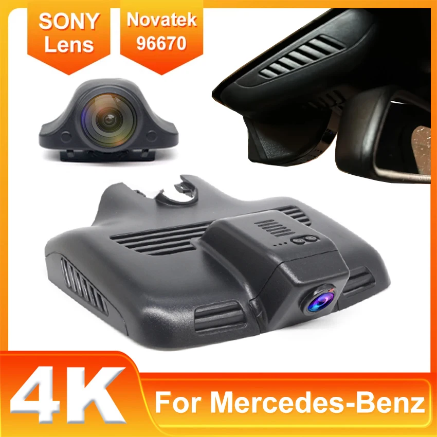4K Car Dvr WIFI Dash Cam For Mercedes Benz C Class 200d 220d 250d 250 300 w205 c204 c205 GLC x253 C253 glc43 glc63 c43 c63 15-19