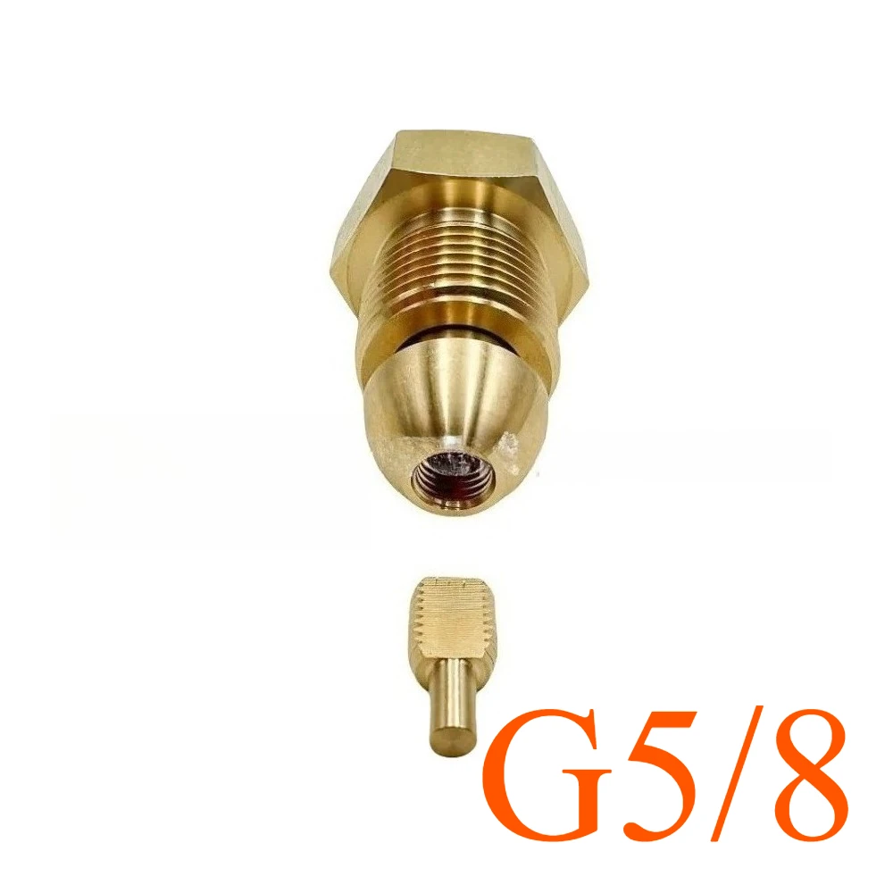 

RPV Valve CO2 Tank Adapter with G5/8 Nut - Large Size Refill Kit for Industrial Carbonation Systems & Soda Machines