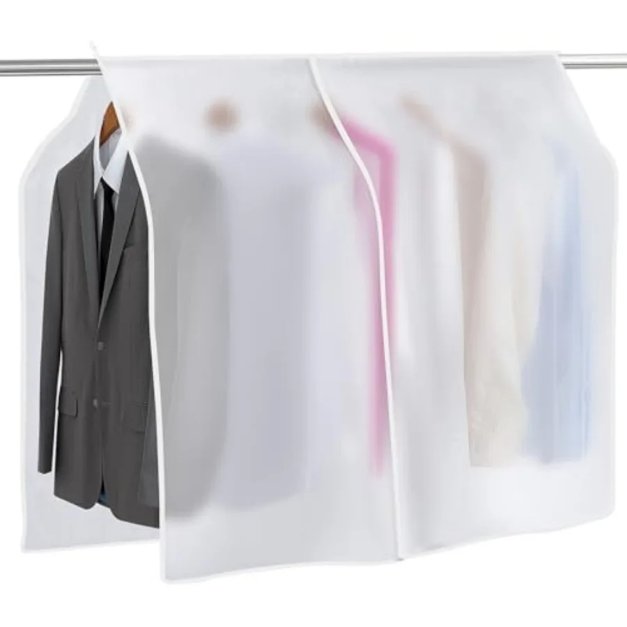 

Clothing Rack Covers Hanging Clothes Dust Covers Garment Bag Organizer Storage Waterproof Hanger Protector Clear Clothes Should