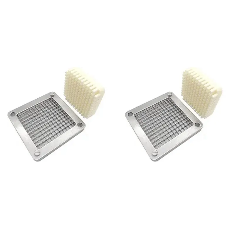 at19-2x-replacement-french-fry-cutter-blade-1-4inch-chopper-blade-with-stainless-steel-blade-and-pusher-block-chopper-dicer