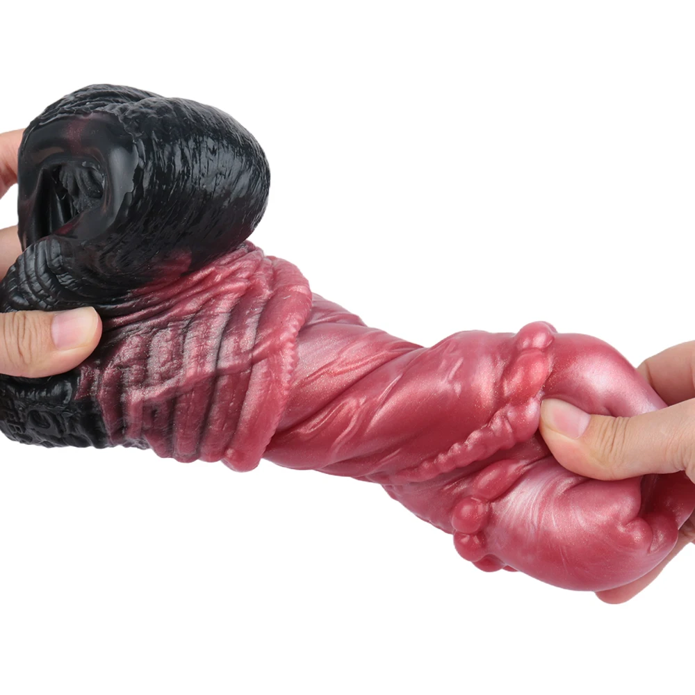 GEEBA 6803 نابض بالحياة الحصان القضيب الذكور الاستمناء كم الكبار سيليكون الاستمناء جيب كس الضارب للرجال الغريبة Onahole #4