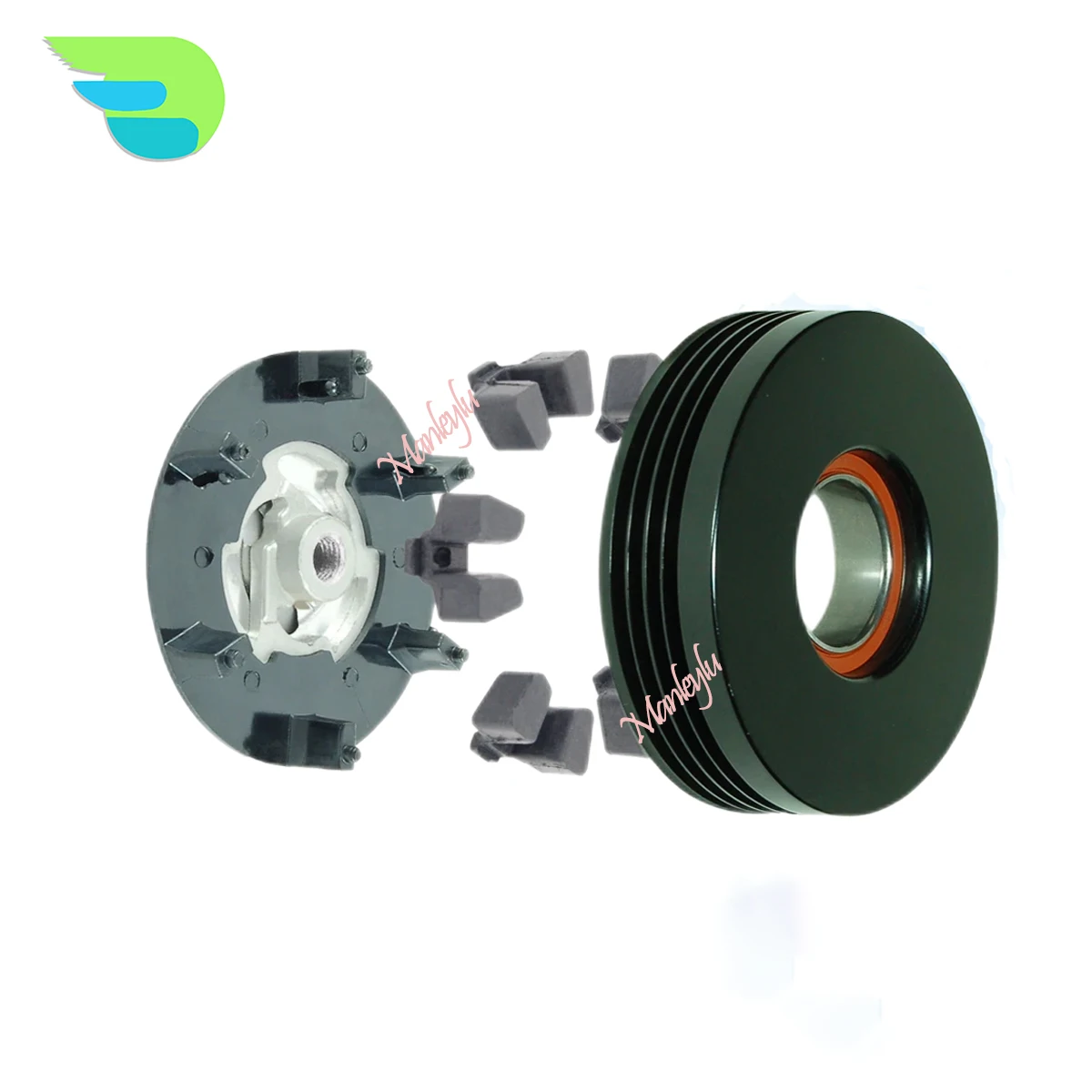 AC Compressor Clutch Pulley for BMW E65 E66 E67 745d E60 E61 520d 64526983098 64526917859 64526950152