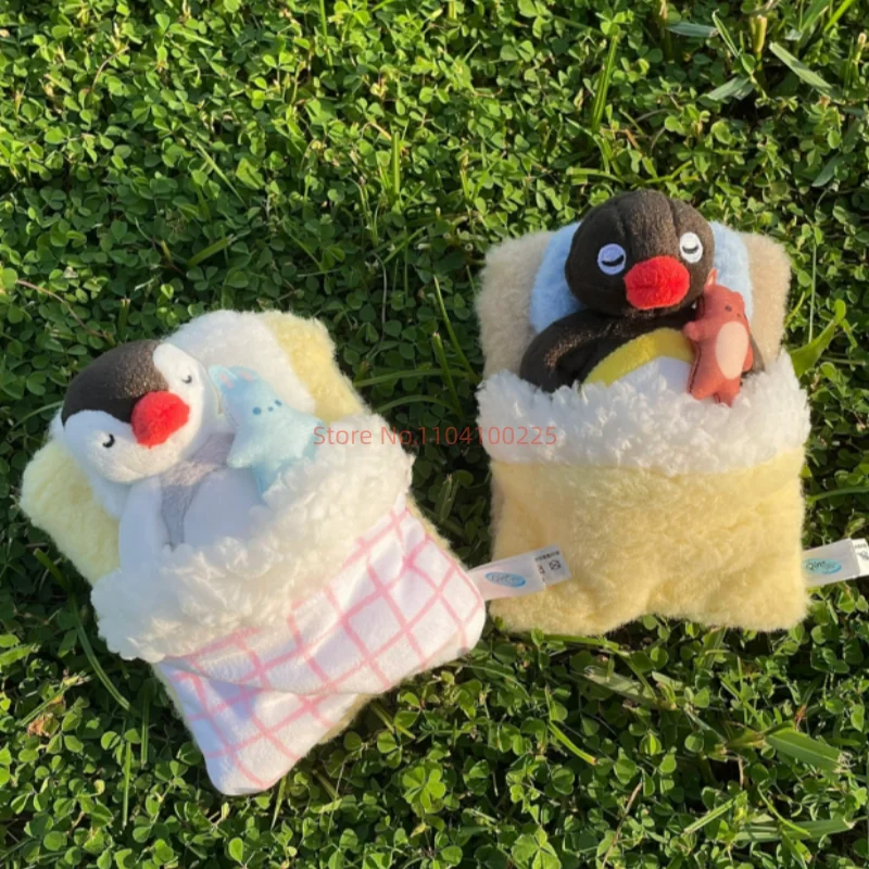

Genuine Pingu Pinga In The City Series Trapped In Bed Penguin Plush Doll Toys Cartoon Keychain Pendant Ornament Cute Toys Gifts