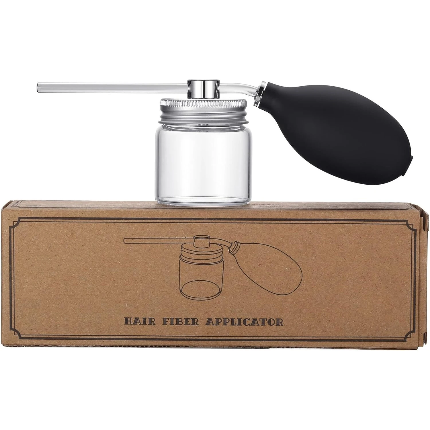 

Powder Spray Bottles, Hair Building Fibers Spray Bottle, Applicator Portable Hairdressing Tools, Salon Hair Styling Supplies