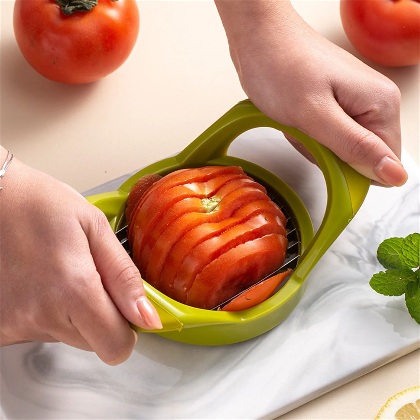 

Household Kitchen Gadgets Stainless Steel Tomato Potato Cut Multifunctional Fruit And Vegetable Slicers Kitchen Supplies