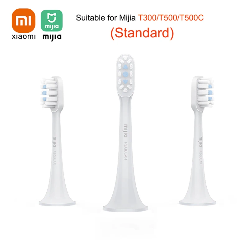 Têtes de brosse à dents de rechange originales pour brosse à dents sonique XIAOMI Mijia T300 T500 T500C, têtes de brosse à dents électriques