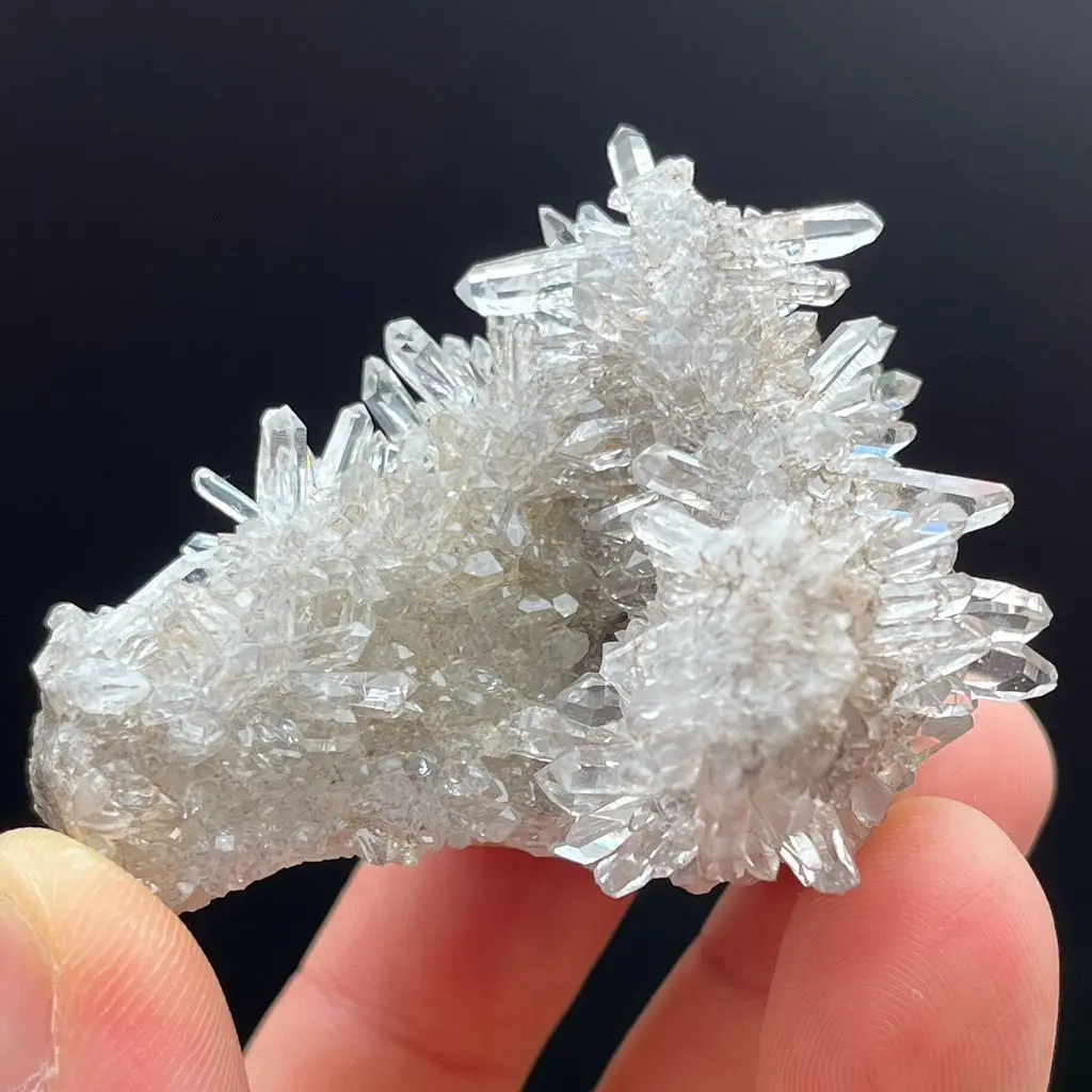 Natural Limria Water White Crystal Cluster Meditation Energy Healing Stone Home Decoration Mineral Specimen from Colombia