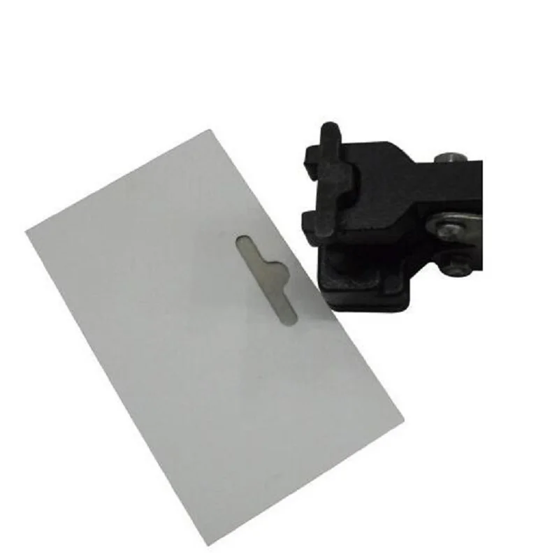 T Form Loch Punch Slot Cutter Puncher Zange Löcher Papier PVC Kunststoff Id Identität Cut Karte Handy Film Perforadora tipo T