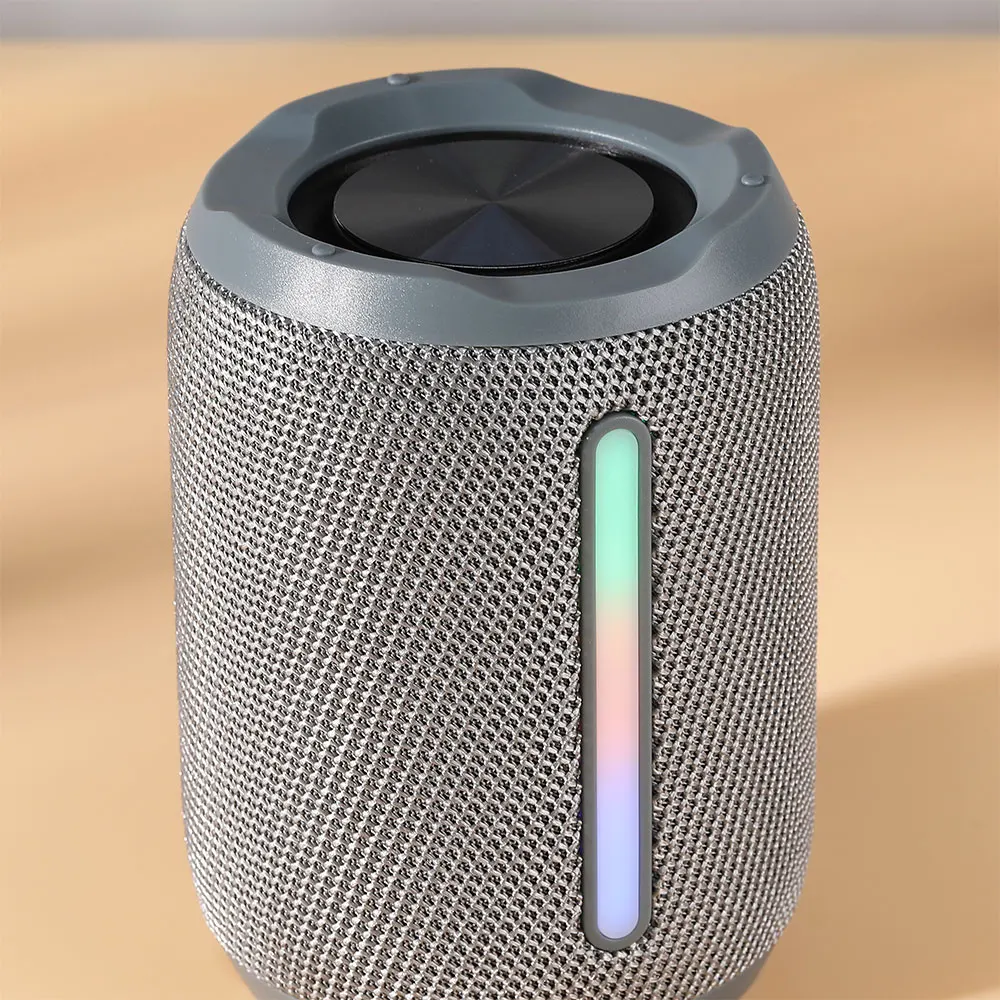 TG679 Bluetooth Speaker 1200mAh Portable Wireless TWS Sound Box Hands-free Call Support FM/TF Card LED Color Light caixa de som