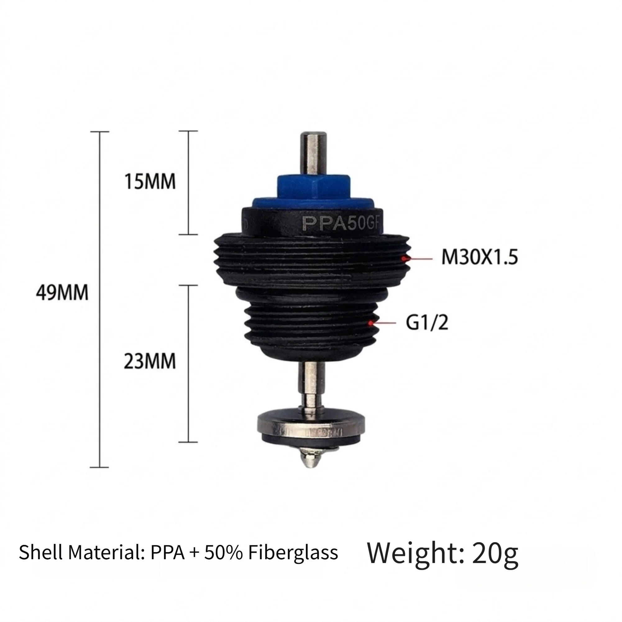 Underfloor Heating Self Operating Valve Core Motion Control Unit Water Adjusting Component Heating Distribution Pipe Accessory