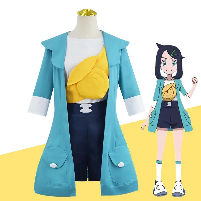 

Anime Pokomom Game Cosplay Liko Paldea Region Costume Loli Pants Bag Lolita Woman Girls For Halloween Christmas Party Cos ﻿