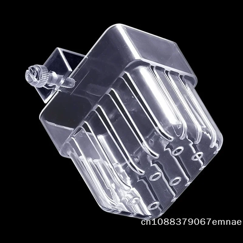 Aquarium Planted Tank Setup - Wall-Mounted Transparent Hydroponic Plant Holder Fish