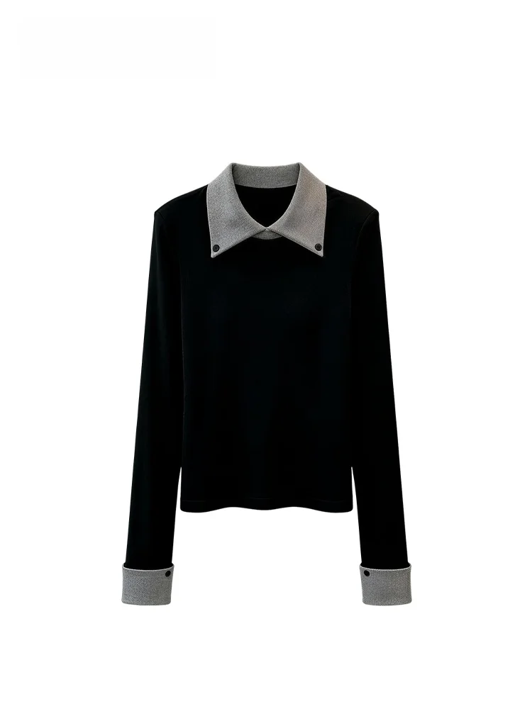 

plus Size Ne Long Sve Base irt Women Casual Meat Covering Slimming Autumn Winter Top Cotton Vintage Sle