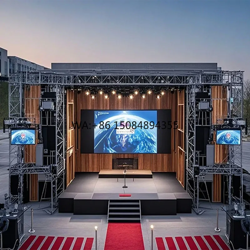 Hot Sale High Definition SMD LED Display Stage Screen Outdoor Rental Football Field Screen and Event Video Wall Package
