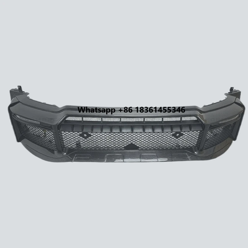 

New Arrival Brabu Style Dry Carbon Fiber Auto Parts Front Bumper For G-Class W465 G63 G500 G580 2025 Carbon Bumper