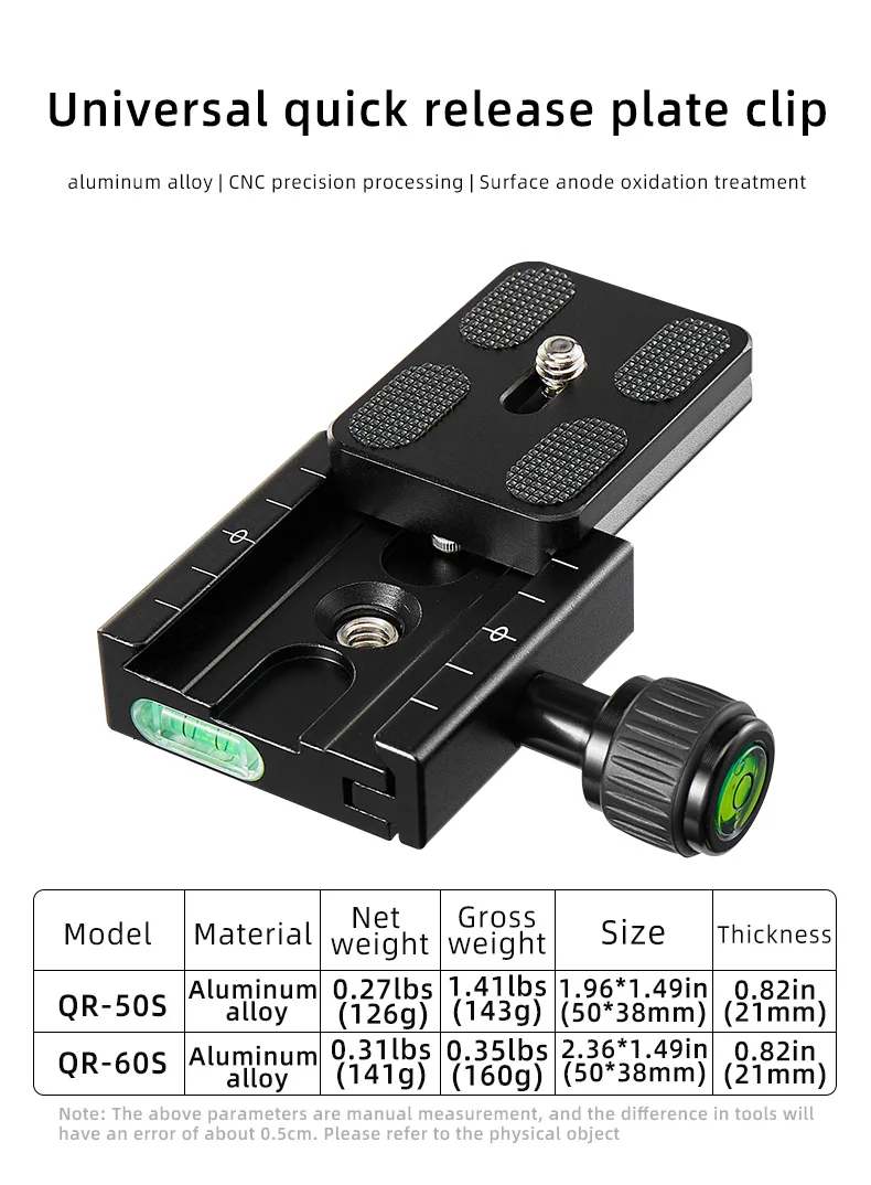 QR-50 Quick Release Clamp for Arca Swiss Camera