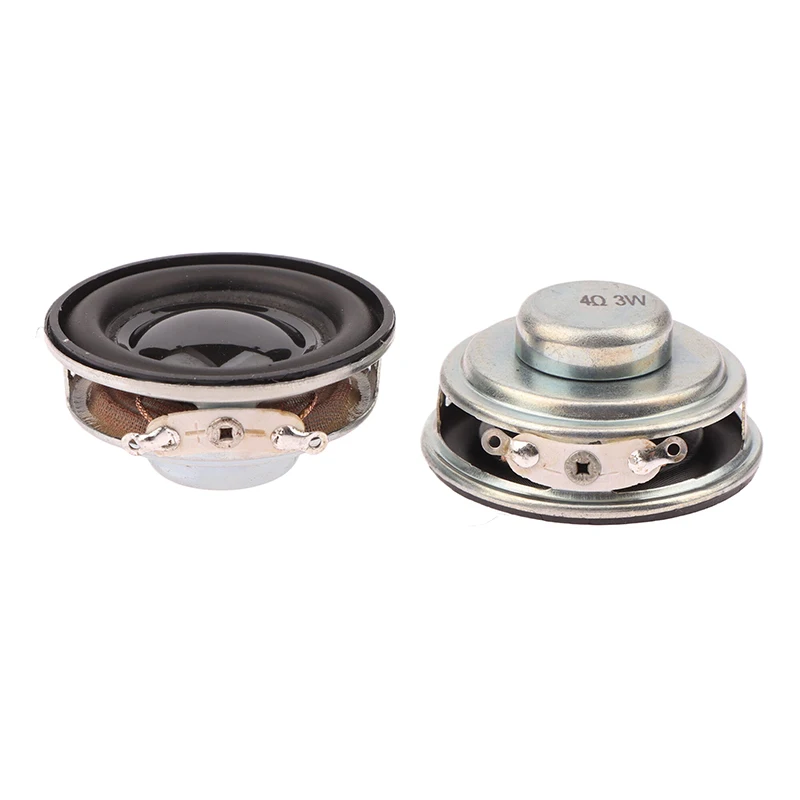 2Pcs 1.5Inch 40MM Mini Portable Speakers 4ohm 3W Full Frequency Stereo Sound Home Theater Loudspeaker Small Hifi Speaker