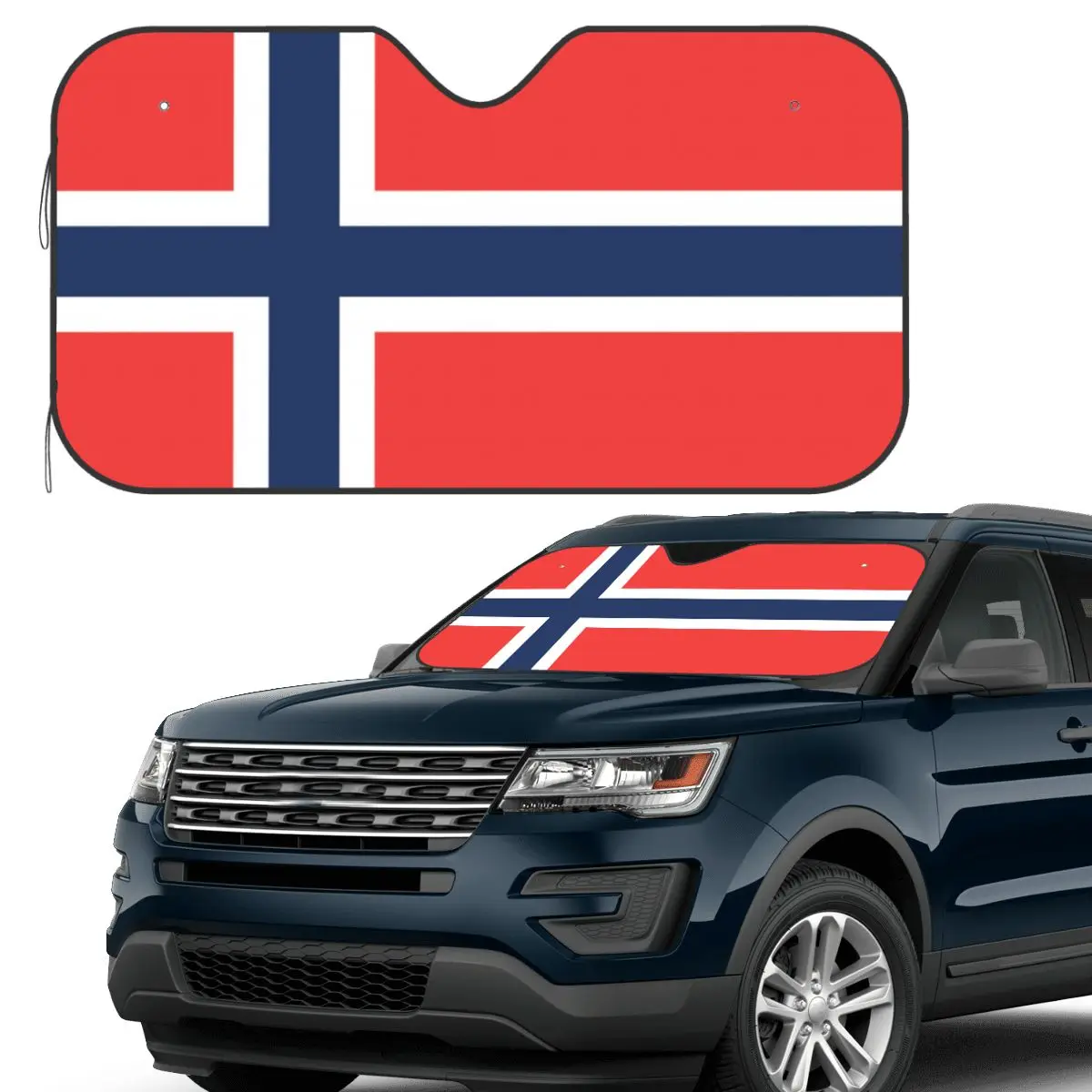 

Флаг Норвегии (4) Солнцезащитный козырек на лобовое стекло автомобиля, переднее лобовое стекло, солнцезащитный козырек, аксессуары, чехлы