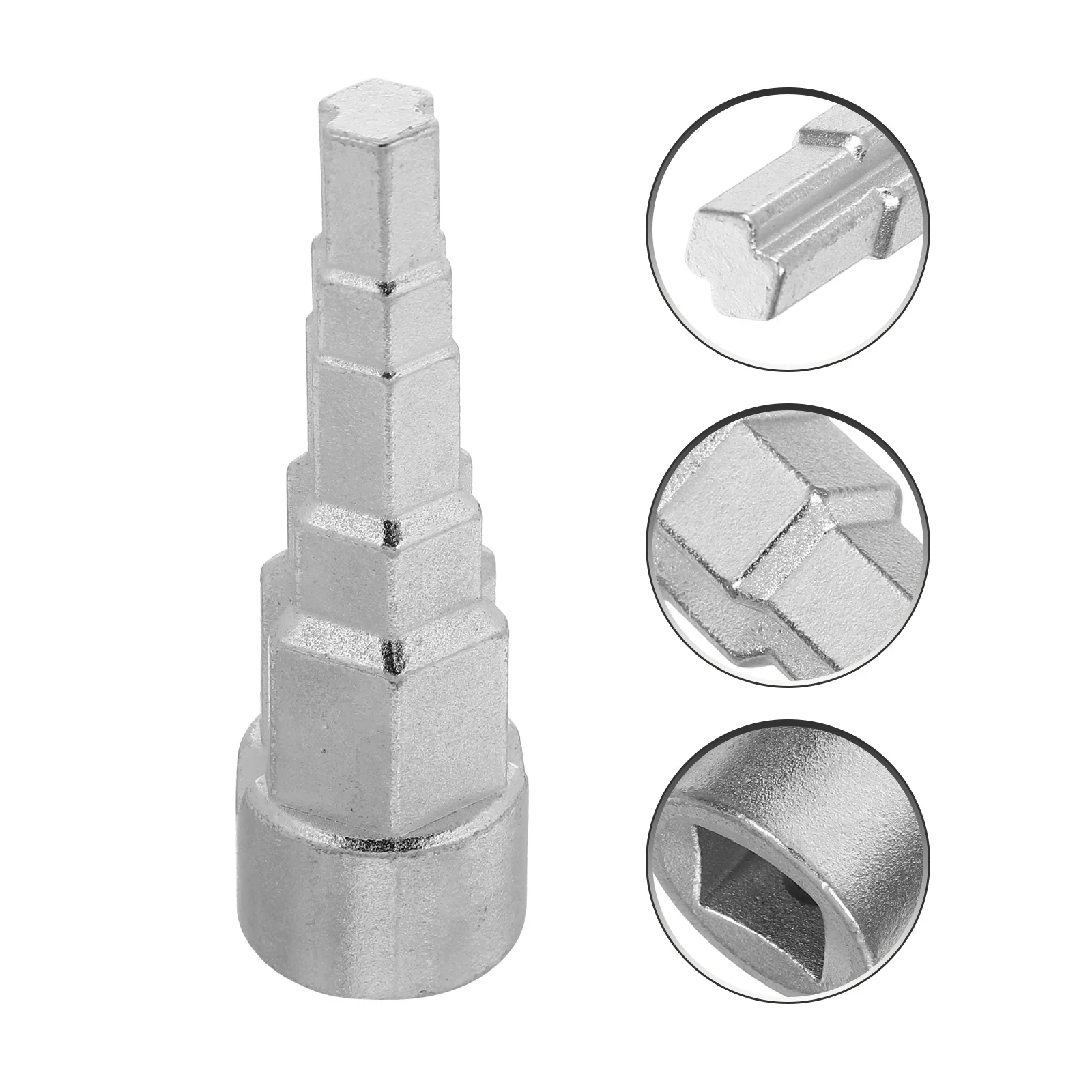 Radiator Valve Ratchet Wrench Metal Step Spanner Portable Valve Core Removal Tool Radiator Service Repair Maintenance