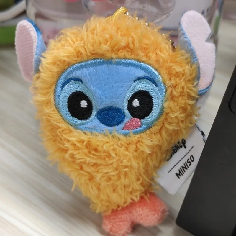 Miniso versión oficial genuina Stitch'S Buddy felpa-adorno colgante de punto oficial para freír muñeco de peluche colgante regalo