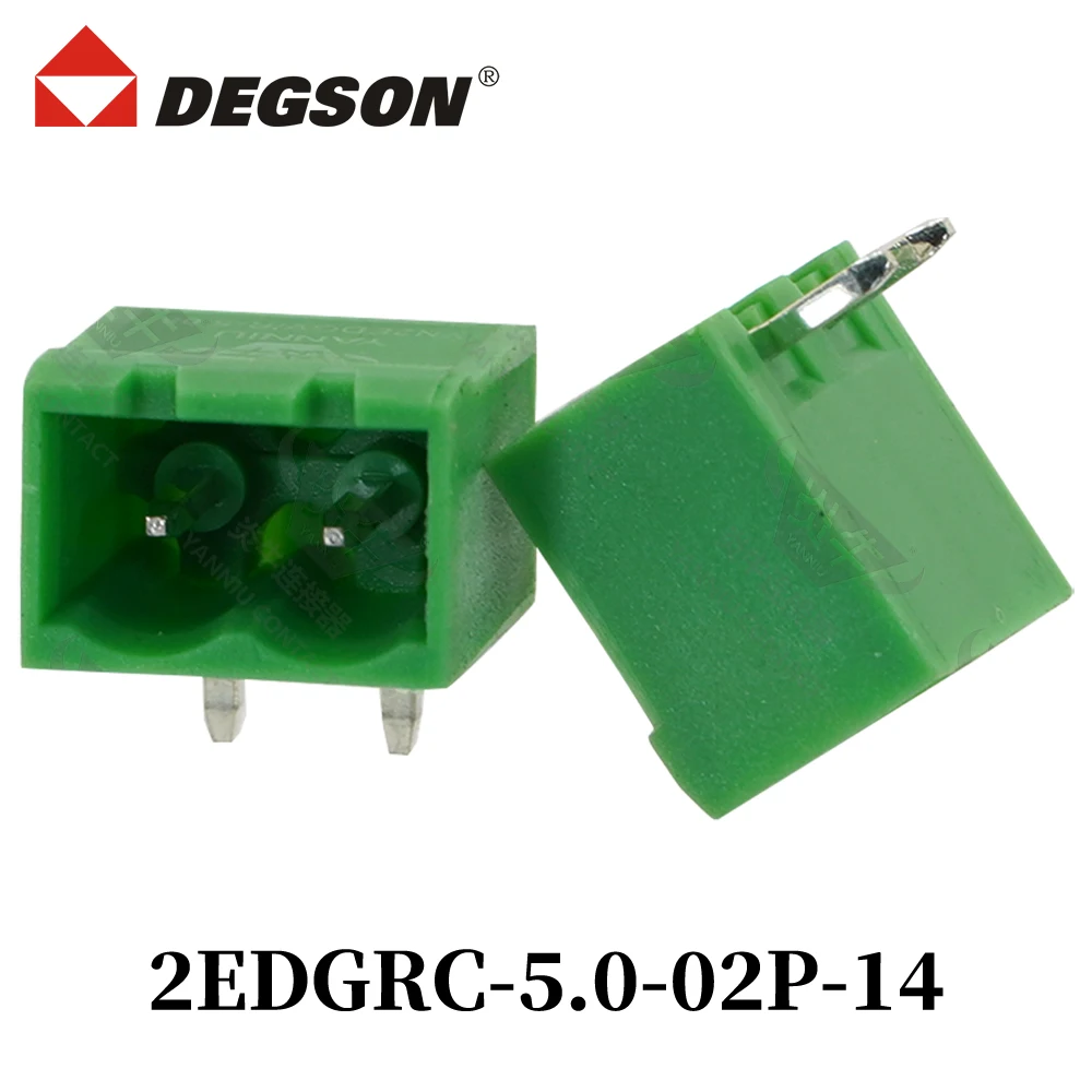 

10Pcs DEGSON 2EDGRC-5.0-04P-14-00ZH 2EDGRC-5.08 Pluggable Type PCB Terminal Block Connector KF2EDGRC 2P~12P MSTBA 2.5-G Phoenix