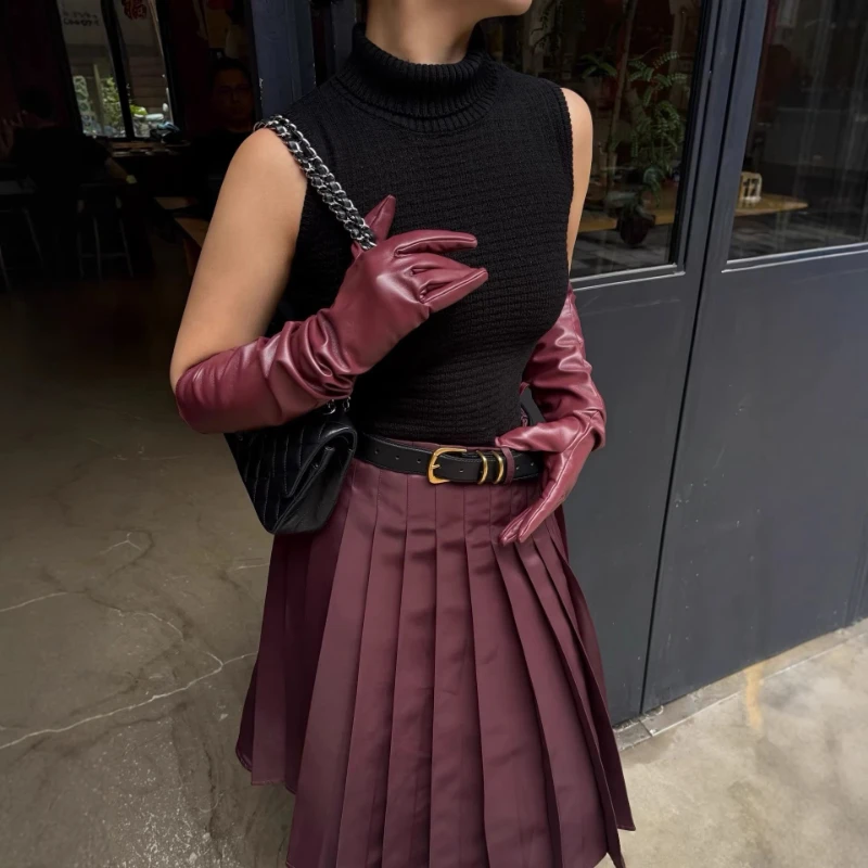2026 Summer New Solid Color Hot Selling Half High Collarless Knitted Top for Women