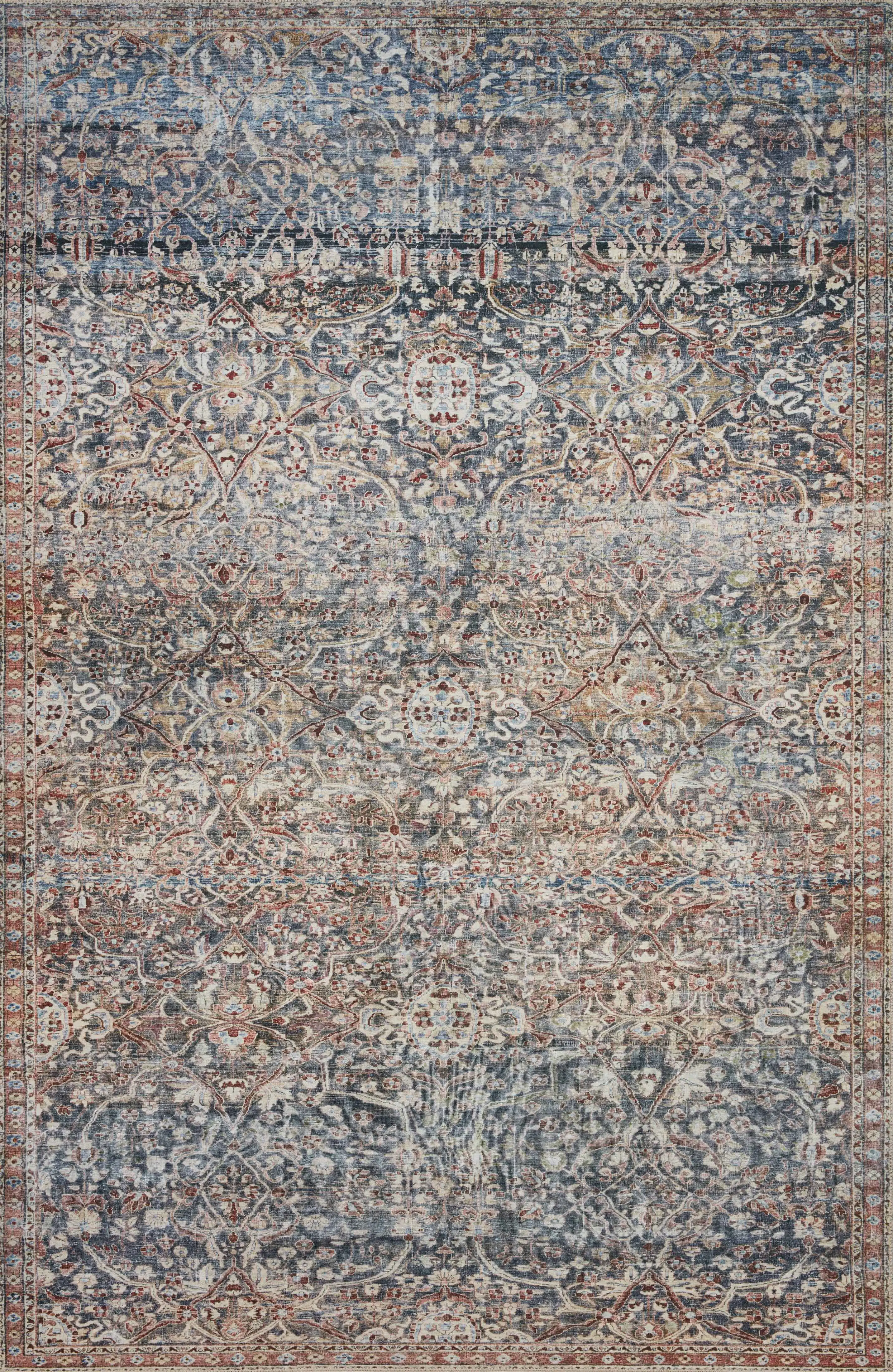 

Коврик Jules Denim/Spice 3'-6 x 5'-6