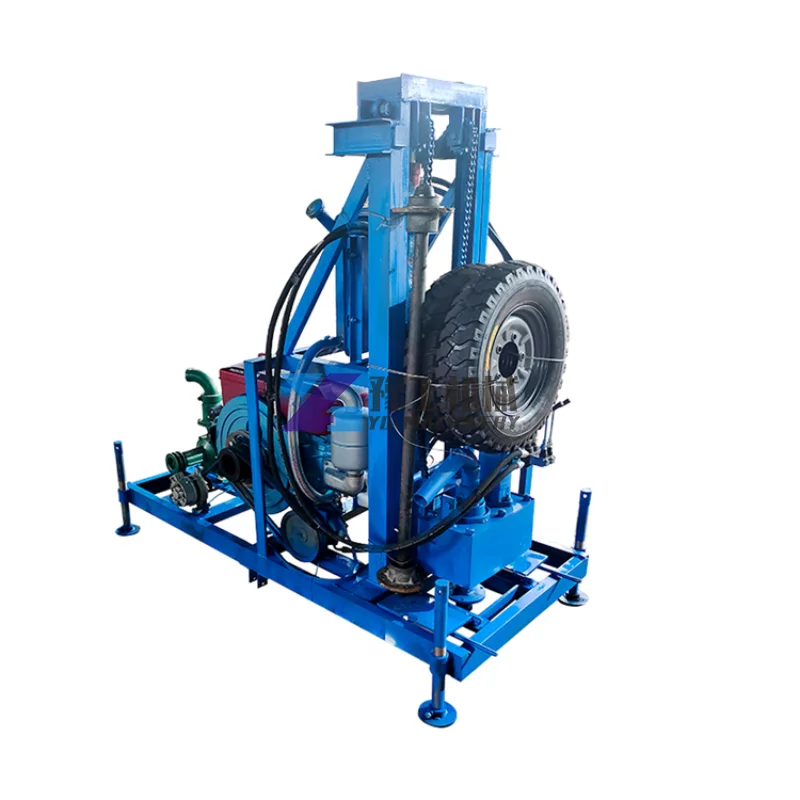 Portable Diesel Engine Hydraulic Machine Drill Rig for Water Well Drilling