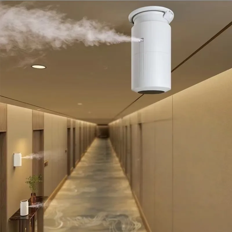 Commercial Luxury Ceiling Hanging Electric Essential Oil Diffuser for Large Public Spaces HVAC Perfume Hotel 400ml