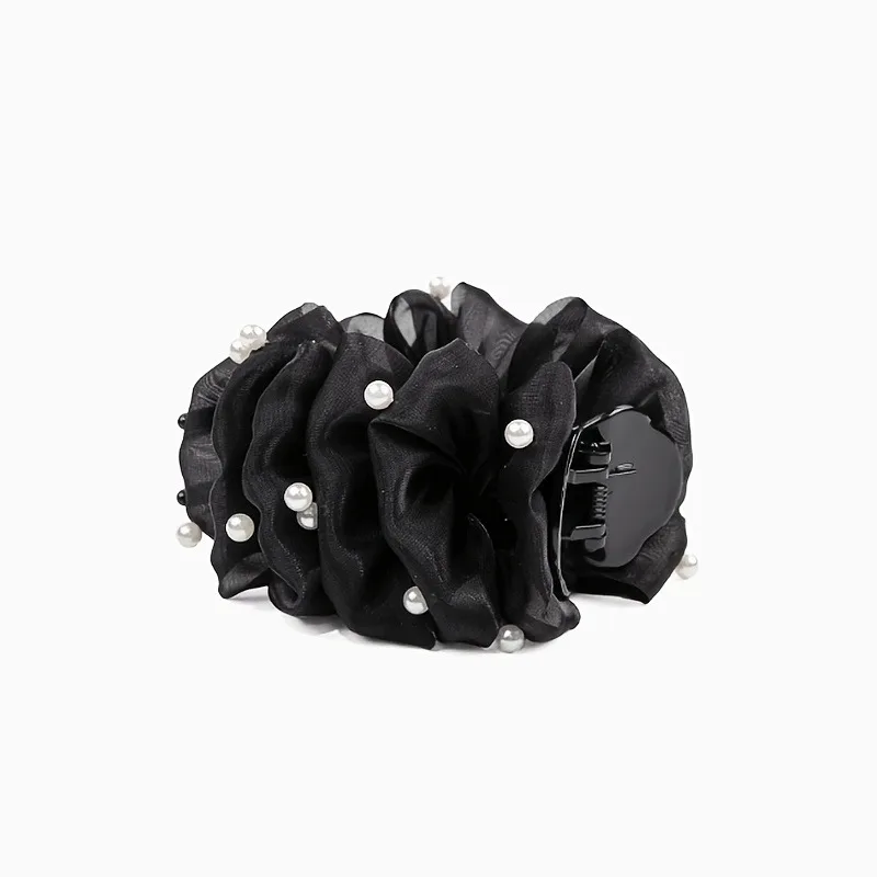1pc Elegante Blase Haar Clip Nachahmung Perle frauen Pferdeschwanz Haar Shark Clip Mode Vielseitig Haar Zubehör Urlaub Geschenke – Detail 5