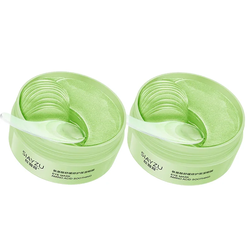 60pcs Hyaluronzuur Kristal Collageen Oogmasker Anti Donkere Kringen Verwijderen Oogzakken Hydraterende Verstevigende Ooglapjes Huidverzorging