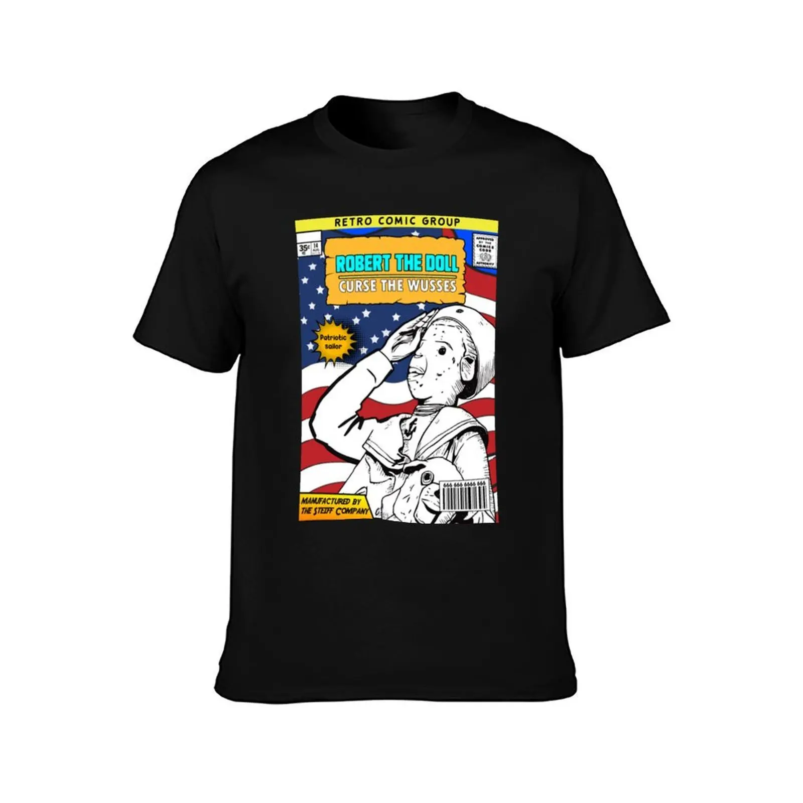 ROBERT THE DOLL VINTAGE T-Shirt, Summer Casual Cotton Tee, Oversized Streetwear Tops, Vintage Graphic Print, Unisex Men Women