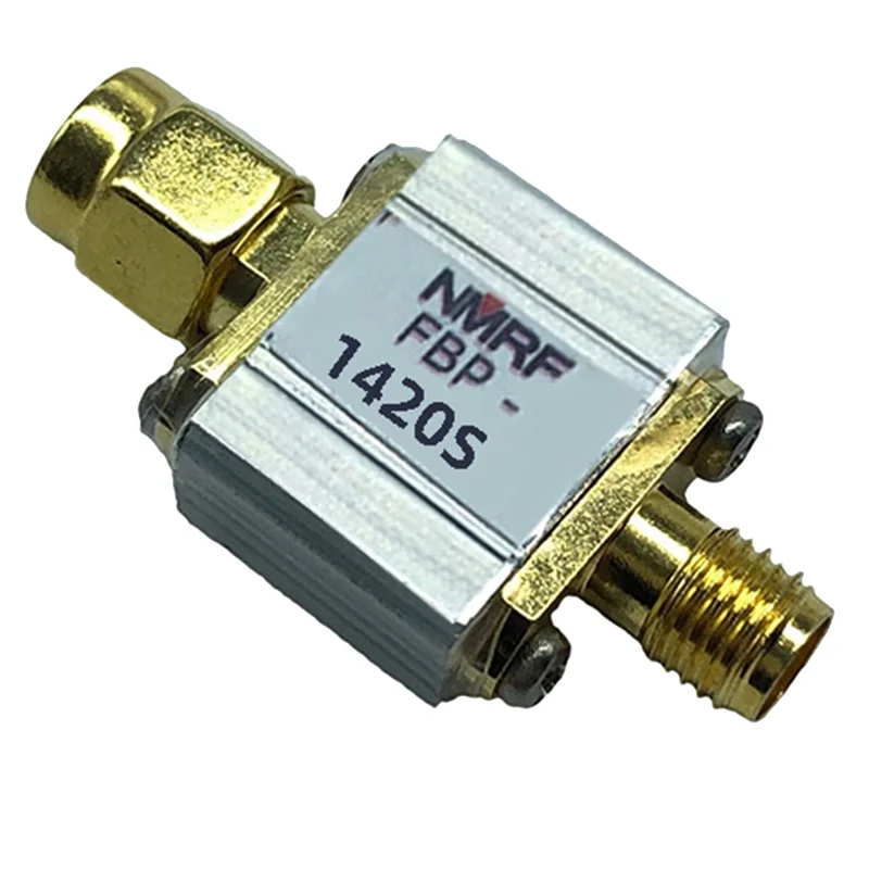 AAA87 NMRF 1420 MHz Bandpassfilter SAW Bandpass SMA Schnittstelle 80 MHz Bandbreite SMA-M SMA-F Schnittstelle Bandpassfilterempfänger