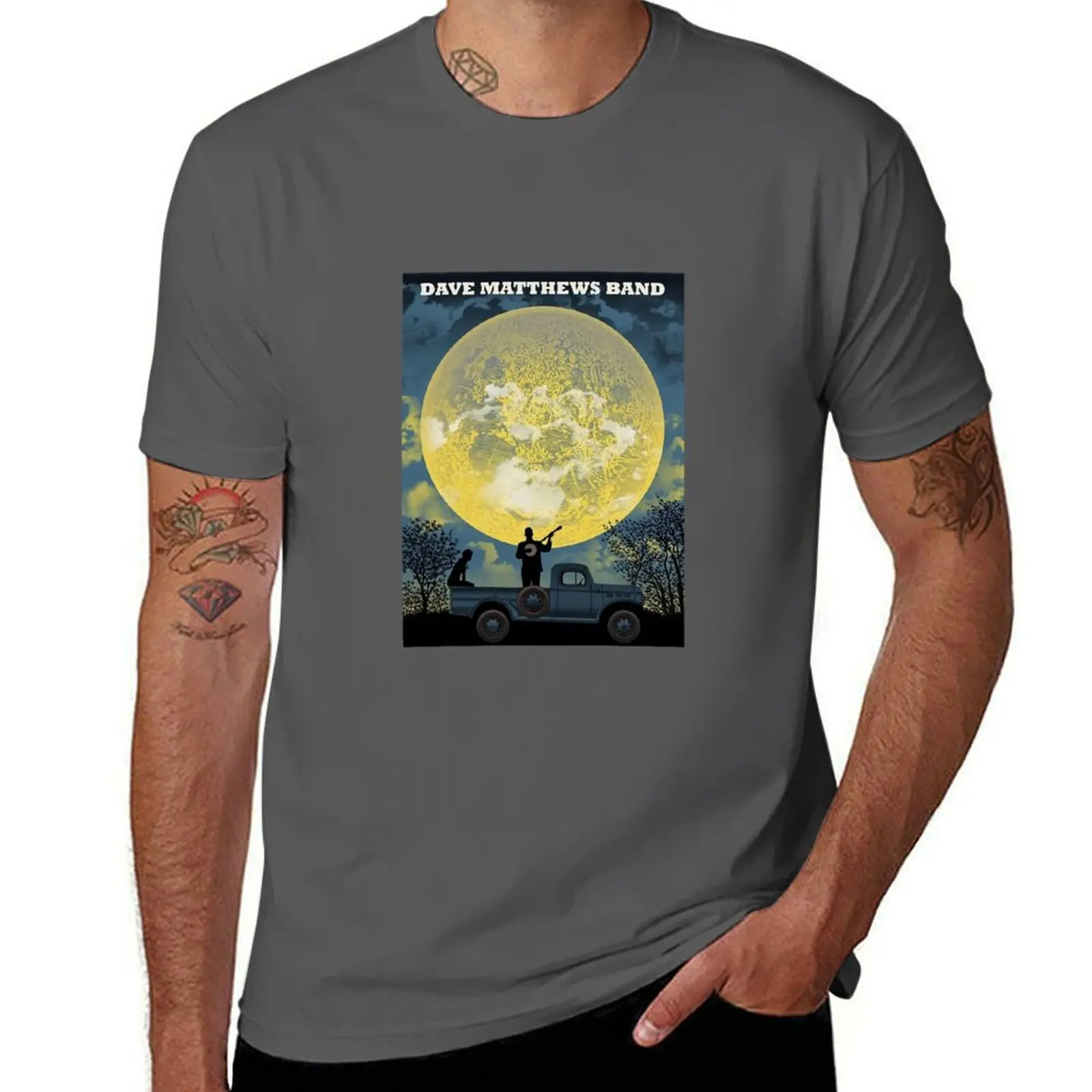 Best Poster DMB2019 May 29 2018 Brandon Amphitheater Brandon MS T-Shirt man t shirts for men man t shirt heavy cotton T-Shirt