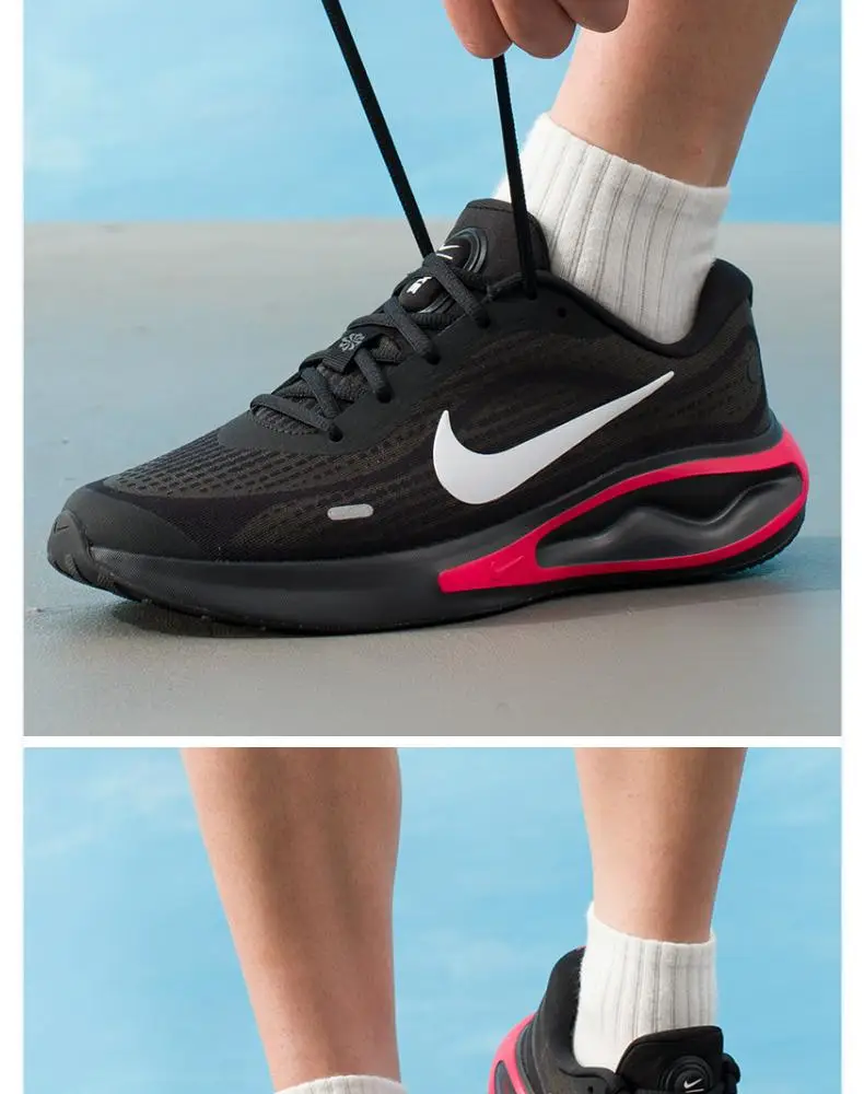 Nike FN0228-013 2026 Neue Herren-Laufschuhe, schwarz, rot, Mesh-Kissen, hervorragender Halt, reflektierende Sport-Sneaker – Detail 4