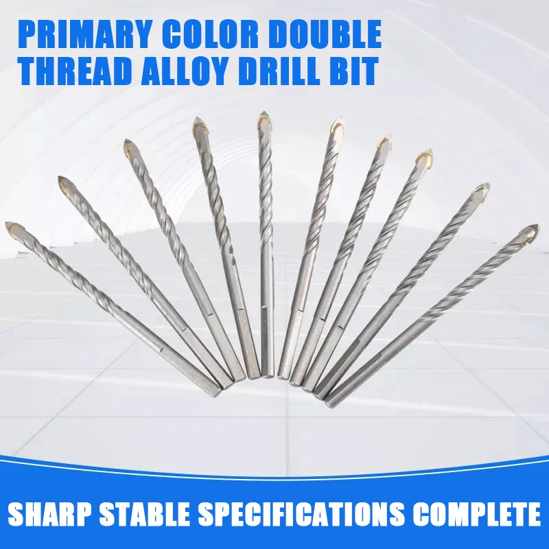 

Length100mm High-Speed Steel Drill Bit Hard Metal HSS Twist Bit Stainless Steel Drilling Twist Drill Set 8mm/10mm/12mm