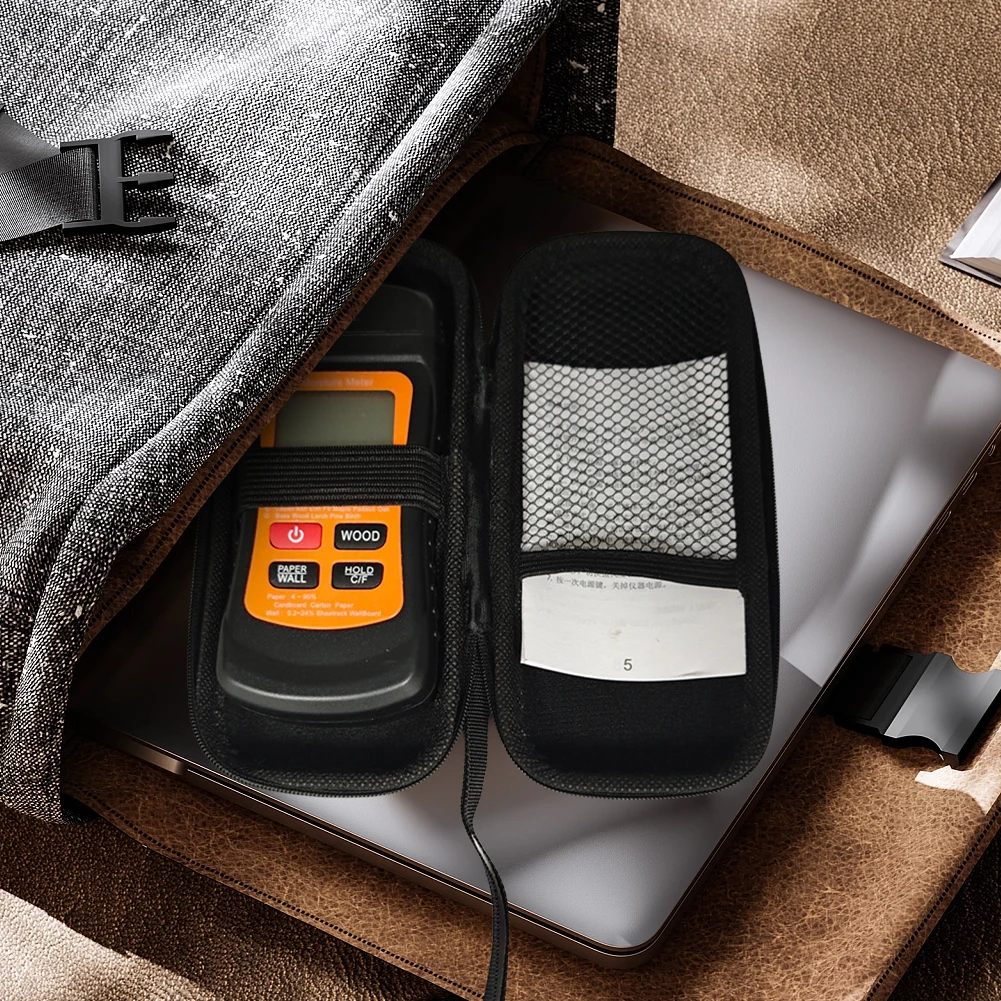 Hard Shell Storage Bag Zipper Closure Mobile Power Carry Case Anti-Scratch Protective Storage Bag Cable Management Accessories