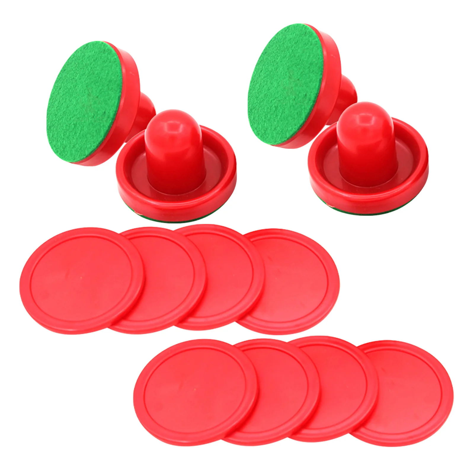 

2 Sets Air Hockey Pusher Adhesive Lint Mat Paddle Supply Sticker Replacement Pads Strikers Table