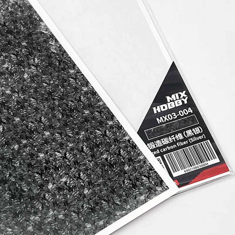 Shitposting نموذج الحرفية الكاملة نموذج جديد تزوير أسود فضي أسود-أخضر سيارة ألياف الكربون الديكور MX03-004/005 #3