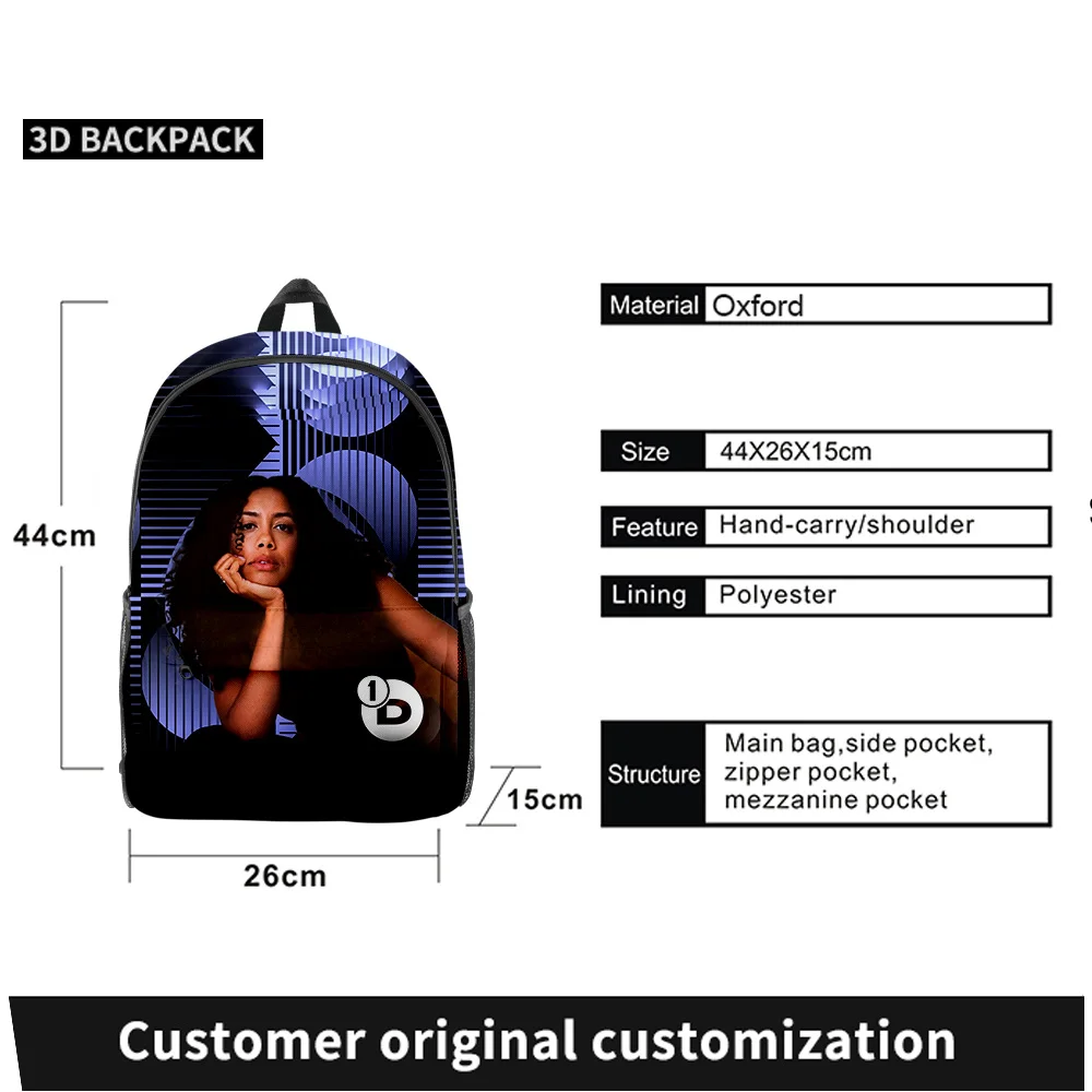 Mochila Jayda G-Harajuku Merch para crianças e adultos, mochilas escolares unissex, mochila casual, bolsas de anime