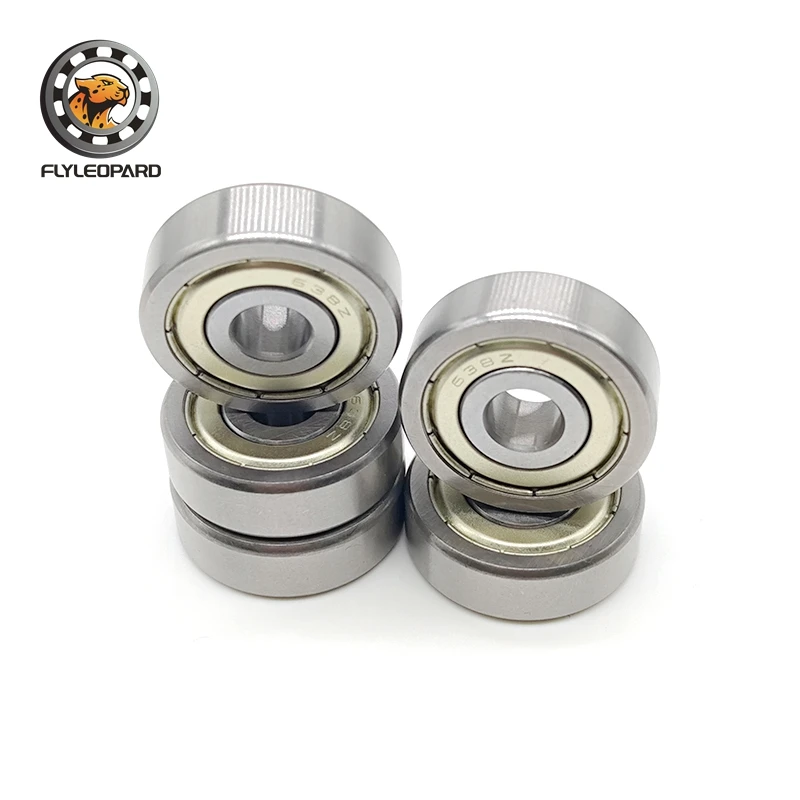 638ZZ Bearing 8x28x9mm（4Pcs）Chrome Steel Double Metal Shielded ABEC-7 Deep Groove Ball Bearing 6301 6300 639 637 636 635 634 ZZ