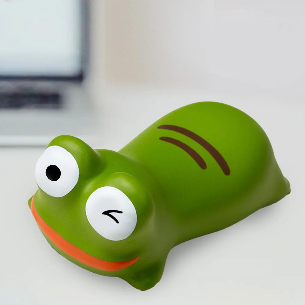 Brown Bear/ Long Ear Dog/ Frog Cute Mouse Wrist Rest PU Material Comfortable Cartoon Wrist Rest Support Ergonomic Cartoon Animal