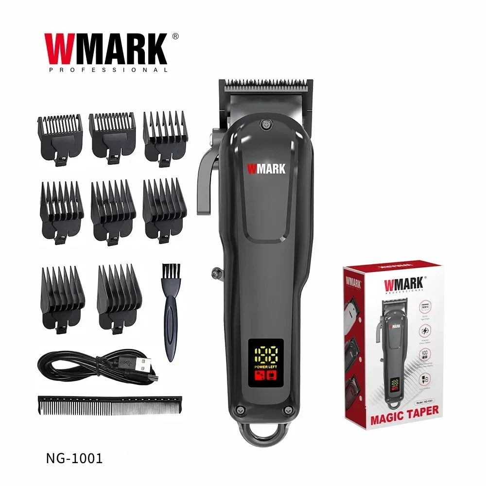 2024 New WMARK NG-1001 Electric Hair Clipper Hot Selling USB Type-C Charging Hair Trimmer for Men Hair Cutting Machine