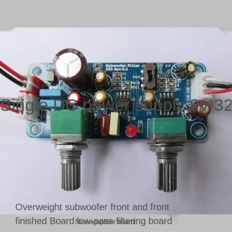 

Низкочастотный фильтр бас сабвуфер предусилитель Плата усилителя одиночный мощность DC 9-32V предусилитель с регулировкой громкости басов