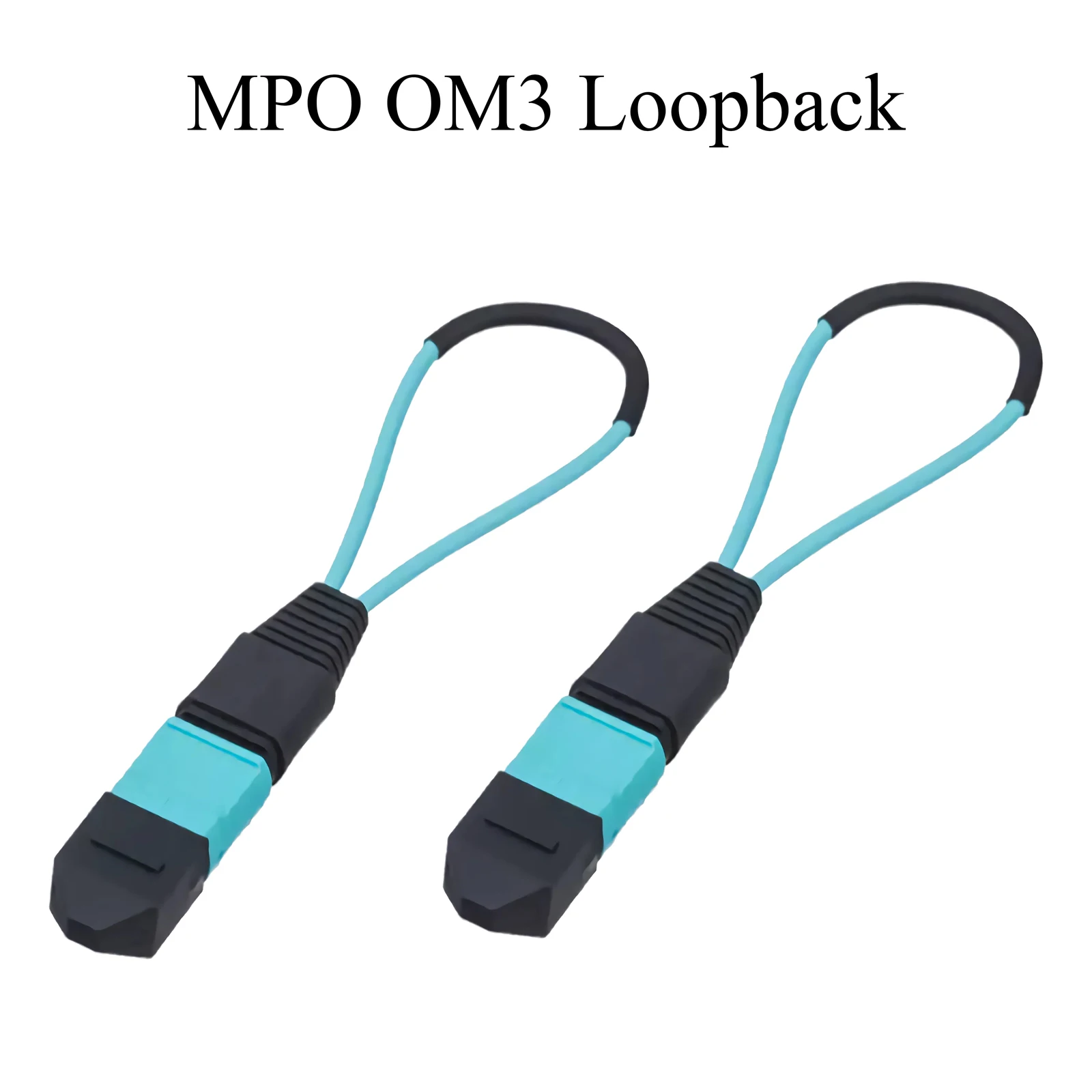 Adaptador de fibra óptica de modo único, Loopback, Loopback, Loopback, Loop, Testador óptico, Conector de plugue, MPO, MTP, OM3, OM4, 8, 8 núcleos, 12 núcleos, 24 núcleos, 1PC