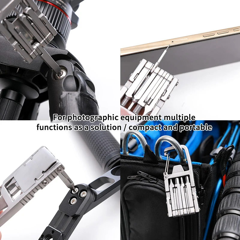 Vlogger Multifunctional combination tool Portable Photography Universal DSLR Camera Rig Folding Tool Set for Photographer
