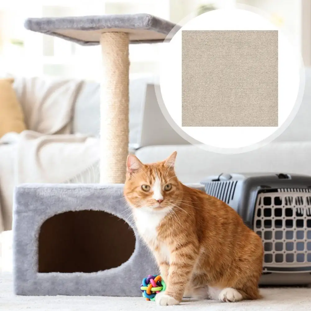 Carpet Pad Self adhesive Durable Self adhesive Cat Scratch Board for Sofa Tear resistant Carpet Pad Mat Trimmable